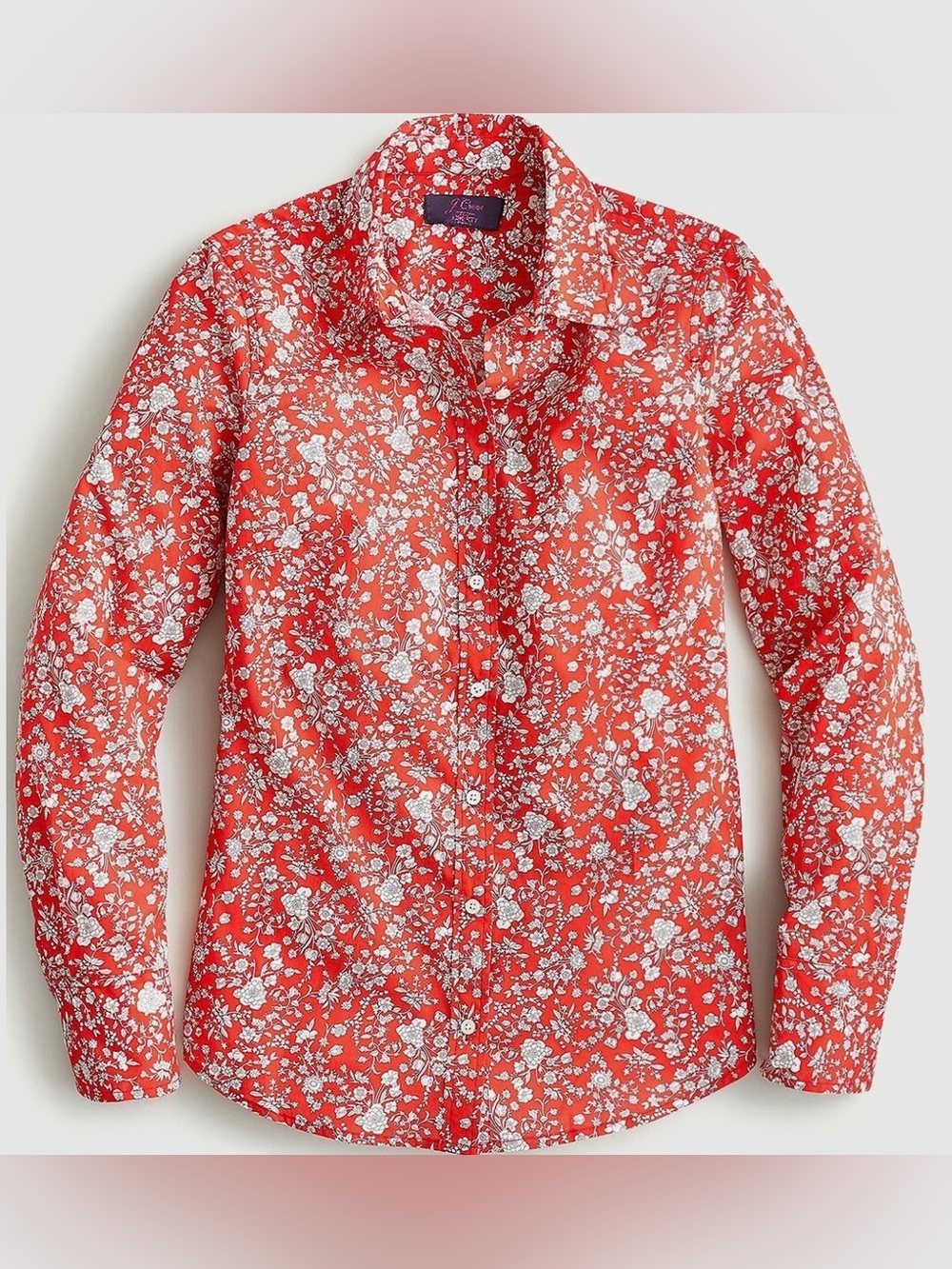 Limited Edition- Slim perfect shirt in Liberty® Summer Blooms print- size 8